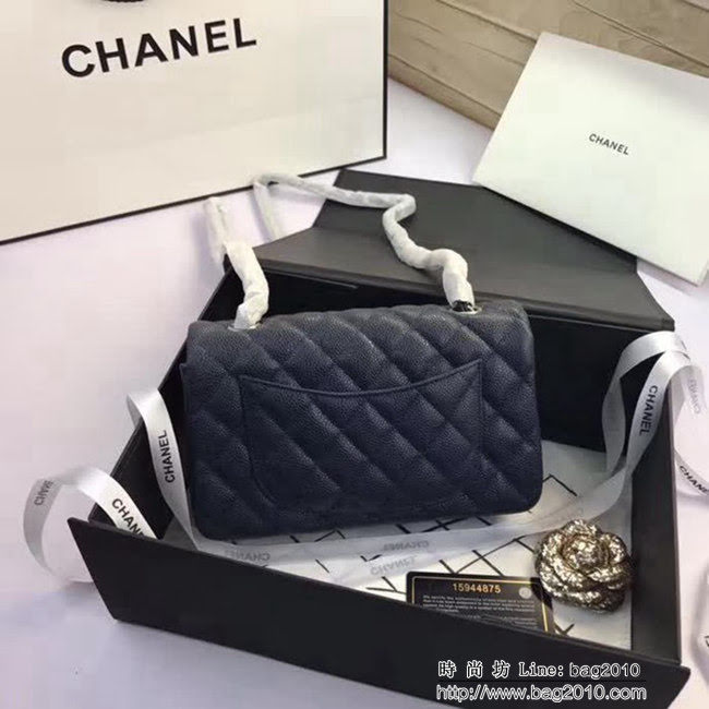 香奈兒CHANEL升級版A1116 進口小羊皮金銀鏈條斜背包 DSC1139